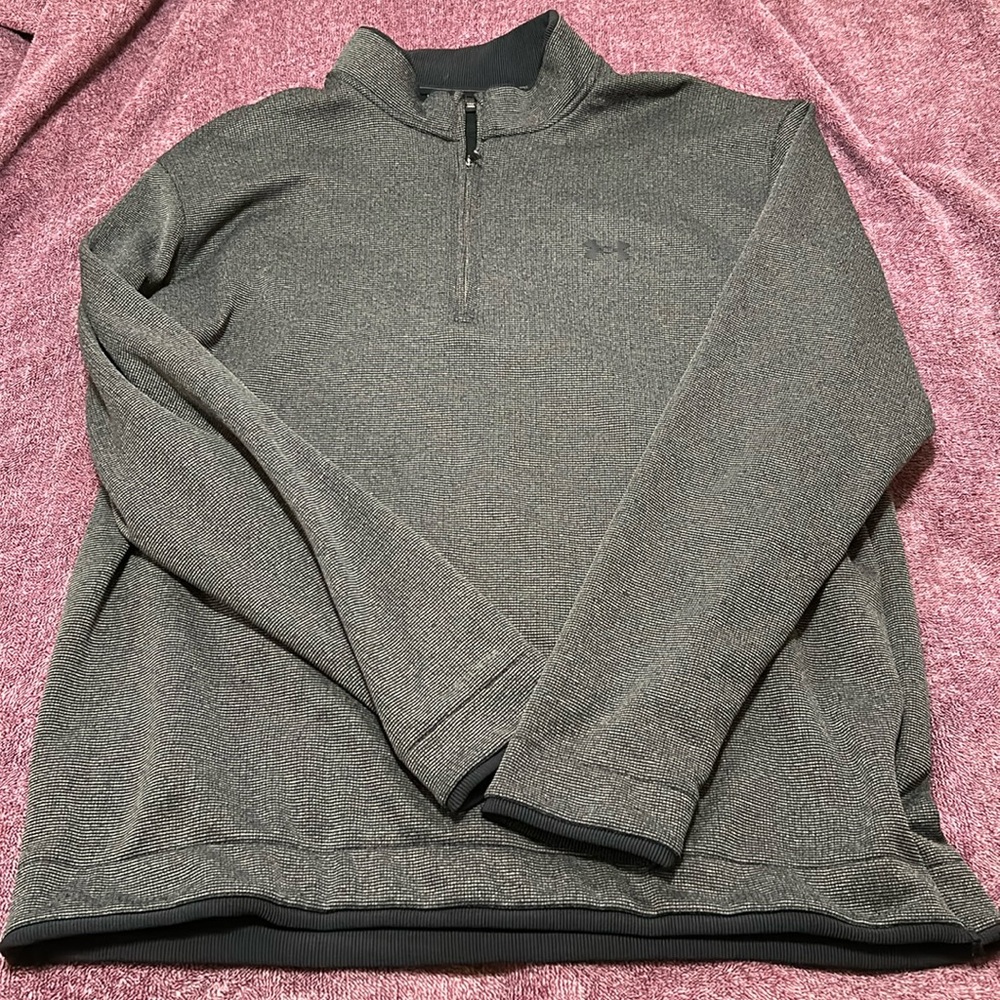 EUC Under Armour Gray Coldgear Loose Pullover Sweater
